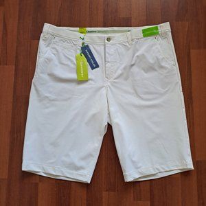 New Alberto Golf 3xDry Superfit Cooler White Shorts Size 60 / US 44